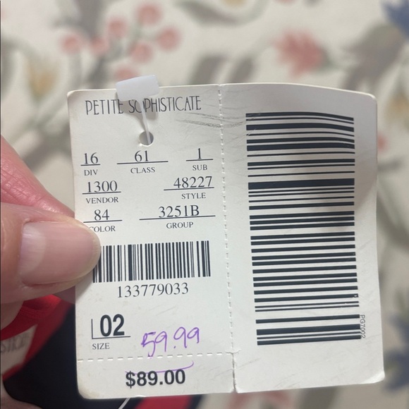 Petite Sophisticate 80s 90s Black and Red sleeveless Mini Dress, 2 - Picture 11 of 12